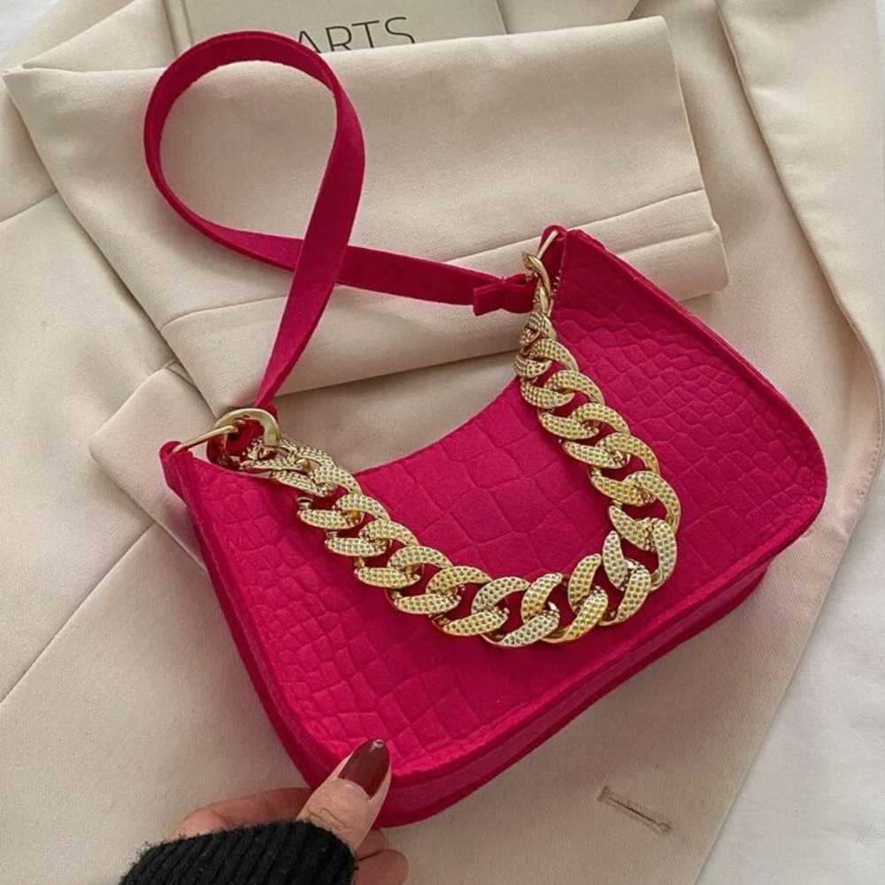 Pink Satchel Purse